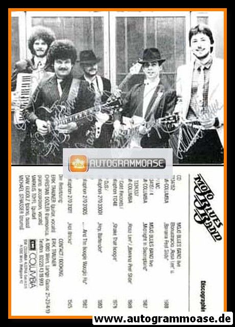 Autogramme Blues | MOJO BLUES BAND | 1988 "Live"
