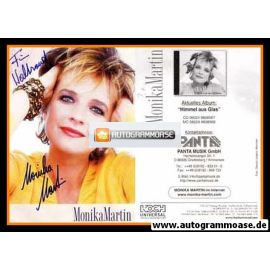 Autogramm Schlager | Monika MARTIN | 2003 "Himmel Aus Glas" (Koch)