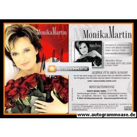 Autogramm Schlager | Monika MARTIN | 2008 "Und Ewig Ruft Die Liebe" (Koch)