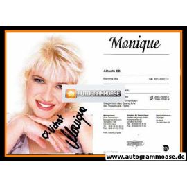 Autogramm Schlager | MONIQUE | 2000 "Mamma Mia" (Eastwest)