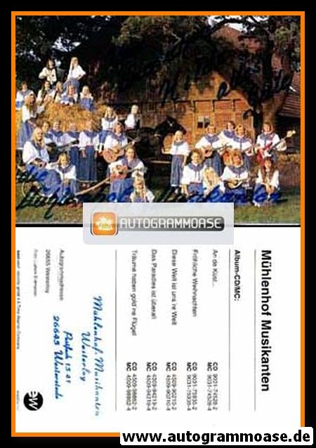 Autogramm Volksmusik | MÜHLENHOF MUSIKANTEN | 2004 "Träume haben Gold´ne Flügel" (Eastwest)
