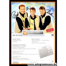 Autogramme Volksmusik | MUNTERMACHER | 2000 "Glaub An Das Glück"