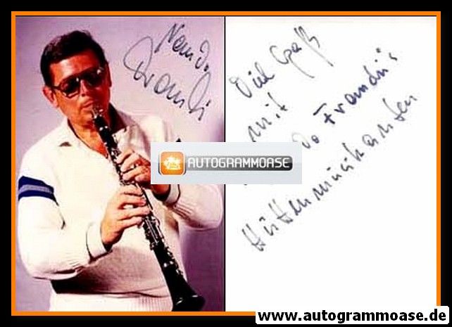 Autogramm Instrumental (Saxophon) | Nemdo FRANDIN (?) | 1990er (Foto Color)
