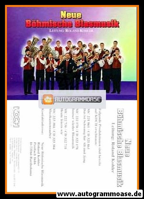 Autogramm Volksmusik | NEUE BÖHMISCHE BLASMUSIK (Roland Kohler) | 1995 "Musikantenzauber"
