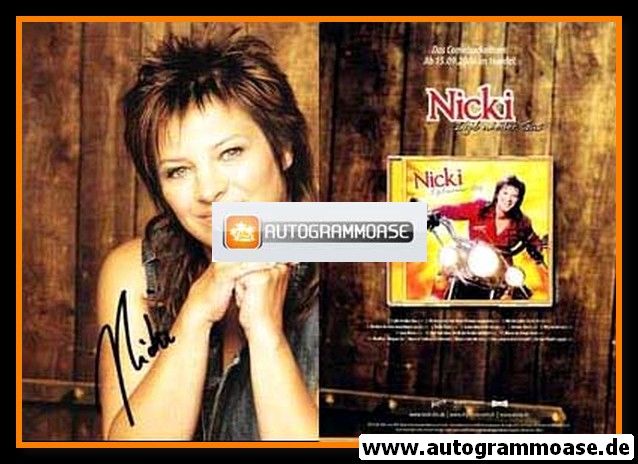 Autogramm Schlager | NICKI | 2006 "I Gib Wieder Gas" (Portrait Color Ariola)