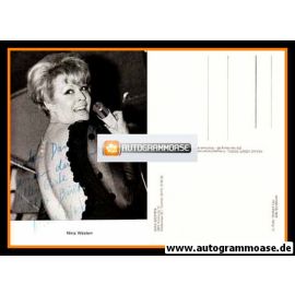 Autogramm Schlager | Nina WESTEN | 1980er (Rüdel Portrait SW)