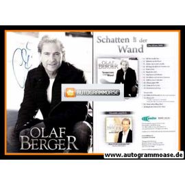 Autogramm Schlager | Olaf BERGER | 2008 "Schatten An Der Wand" (Portrait SW Palm)