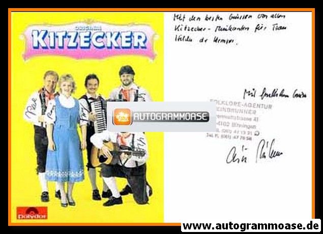 Autogramme Volksmusik | ORIGINAL KITZECKER | 1990er (Portrait Color)