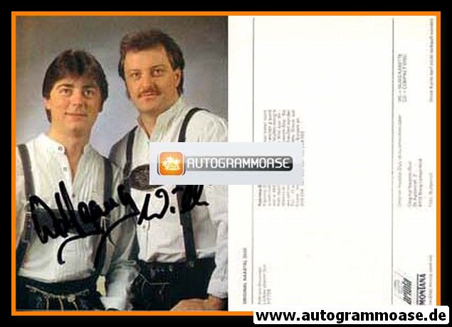Autogramme Volksmusik | ORIGINAL NAABTAL DUO | 1988 "Patrona Bavariae" (Ariola)