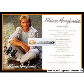 Autogramm Schlager | Rainer HOEGLMEIER | 1988 "Verdammt Noch Mal"