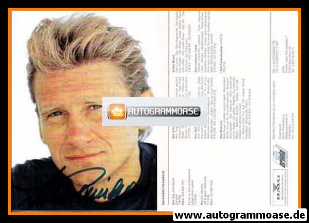 Autogramm Pop | Rainhard FENDRICH | 1991 "Wie Tag Und Nacht" (Portrait Color BMG)
