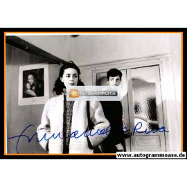 Autogramm Film (Frankreich) | Emmanuelle RIVA | 1961 Foto "Leon Morin" (JP Belmondo)