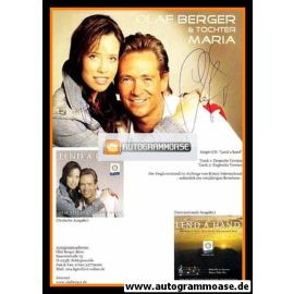 Autogramme Schlager | Olaf + Maria BERGER | 2005 "Lend A Hand"