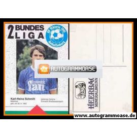 Autogramm Fussball | SV Viktoria 1901 Aschaffenburg | 1988 | Karl-Heinz SCHMITT