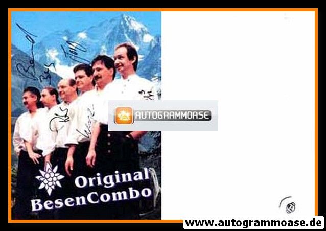 Autogramme Volksmusik | ORIGINAL BESENCOMBO | 1990er (Portrait Color)