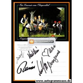 Autogramme Volksmusik | ORIGINAL SCHWARZWALDFAMILIE JÄKLE | 1990er (Portrait Color)
