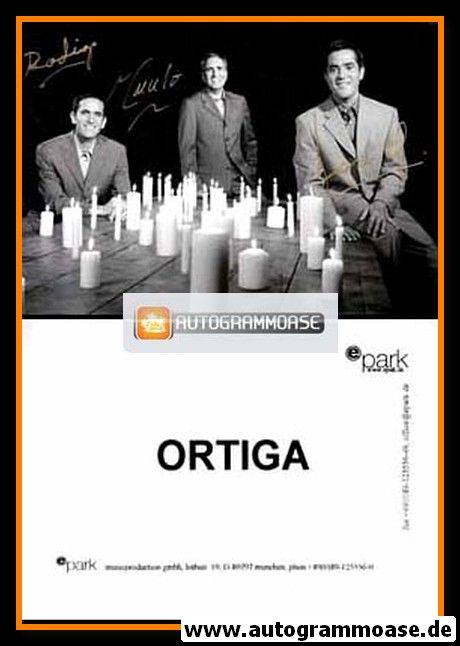 Autogramme Folklore | ORTIGA | 2000er (Foto Portrait SW)