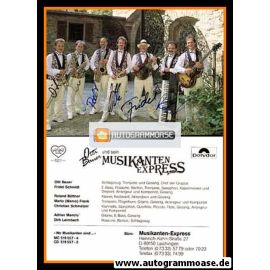 Autogramme Volksmusik | MUSIKANTEN-EXPRESS | 1993 "Wo Musikanten Sind"