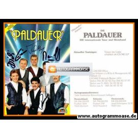Autogramme Volksmusik | DIE PALDAUER | 1990 "Tränen Der Liebe"
