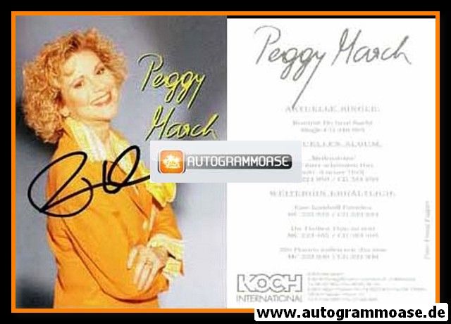 Autogramm Schlager | Peggy MARCH | 1997 "Kommst Du Heut Nacht" (Koch)