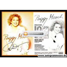 Autogramm Schlager | Peggy MARCH | 2008 "Meine Liebe Ist Stark Genug" (Koch)