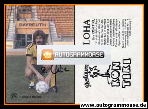 Autogramm Fussball | SpVgg Bayreuth | 1970er | Reinhard BRENDEL