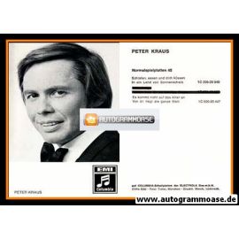 Autogramm Schlager | Peter KRAUS | 1973 "Es Kommt Nicht Auf Das Alter An" (EMI)