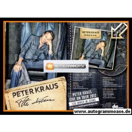Autogramm Rock | Peter KRAUS | 2012 "Für Immer In Jeans" (Portrait Color DA)