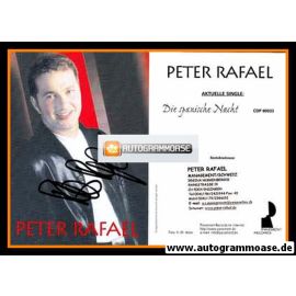 Autogramm Schlager | Peter RAFAEL | 1999 "Spanische Nacht" (Portrait Color Pavement)