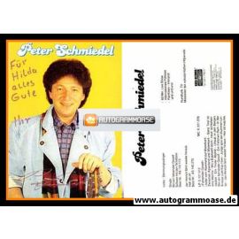 Autogramm Volksmusik | Peter SCHMIEDEL | 1980er "Fahrender Gesell"