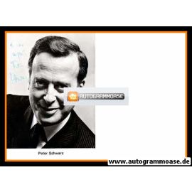Autogramm Schauspieler | Peter SCHWARZ | 1970er (Portrait SW)