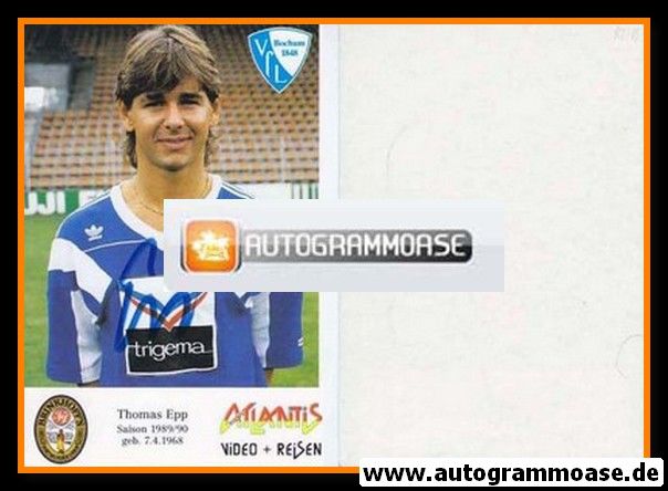Autogramm Fussball | VfL Bochum | 1989 | Thomas EPP