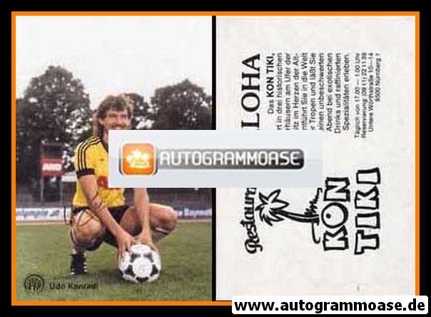 Autogramm Fussball | SpVgg Bayreuth | 1985 | Udo KONRADI