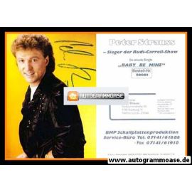 Autogramm Schlager | Peter STRAUSS | 1990 "Baby Be Mine"