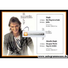 Autogramm Schlager | Ralf DANIEL | 1987 "Der Weg Ist Zu Ende"