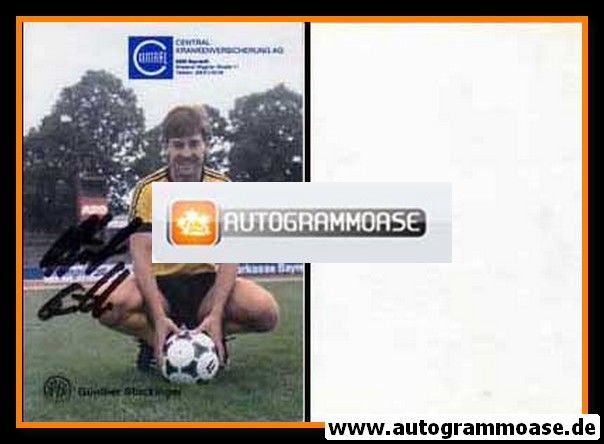 Autogramm Fussball | SpVgg Bayreuth | 1985 | Günther STOCKINGER