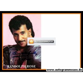 Autogramm Pop | Randolph ROSE | 1980er (Portrait Color)