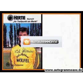 Autogramm Fussball | SpVgg Bayreuth | 1987 | Erich GOLDAMMER