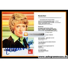 Autogramm Schlager | Renate KERN | 1975 "Und Draussen Geht Immer Der Wind" (BASF) 2
