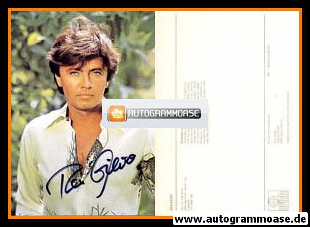 Autogramm Schlager | Rex GILDO | 1985 "Du Ich Lieb Dich" (Portrait Color Ariola)