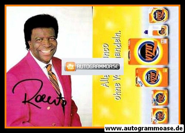 Autogramm Schlager | Roberto BLANCO | 1980er (Portrait Color Vizir)