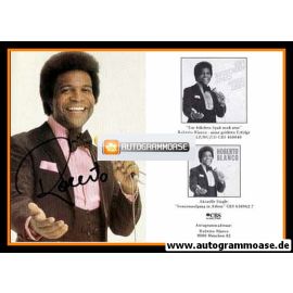 Autogramm Schlager | Roberto BLANCO | 1987 "Ein Bisschen Spass Muss Sein" (Portrait Color CBS)