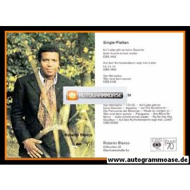 Autogramm Schlager | Roberto BLANCO | 1970 "Heute So" (Portrait Color CBS)