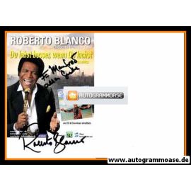 Autogramm Schlager | Roberto BLANCO | 2011 "Du Lebst Besser Wenn Du Lachst" (Portrait Color)