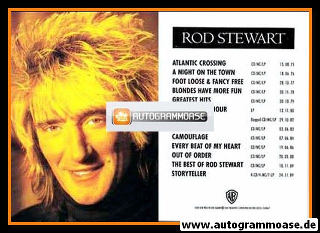 AK Rock | Rod STEWART | 1989 "Storyteller"