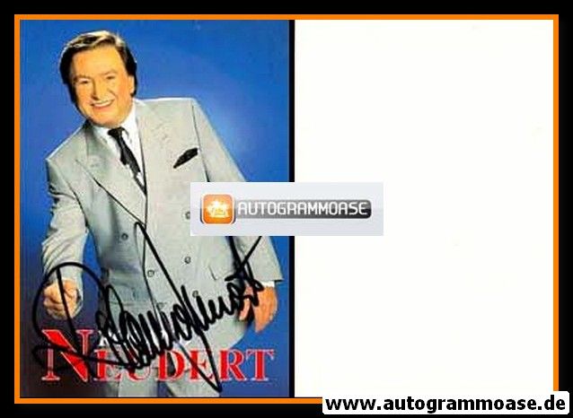 Autogramm Schlager | Roland NEUDERT | 1980er (Portrait Color)