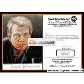 Autogramm Schlager | Roland W. | 1990 "Monja Mein Leben" 1