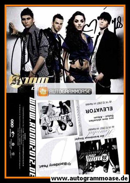 Autogramme Pop | ROOM 2012 | 2007 "Haunted" (Gruppenbild Color)