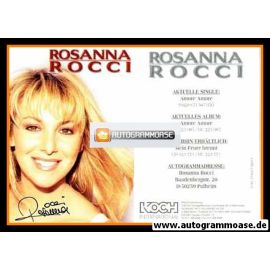 Autogramm Schlager | Rosanna ROCCI | 1998 "Amore Amore" (Koch)