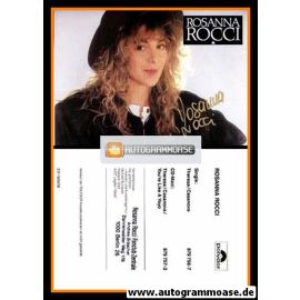 Autogramm Schlager | Rosanna ROCCI | 1991 "Theresa" (Polydor)